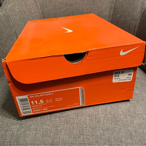 Nike Air Relentless 3 Men’s 11.5 Vivid Blue - Picture 5 of 5